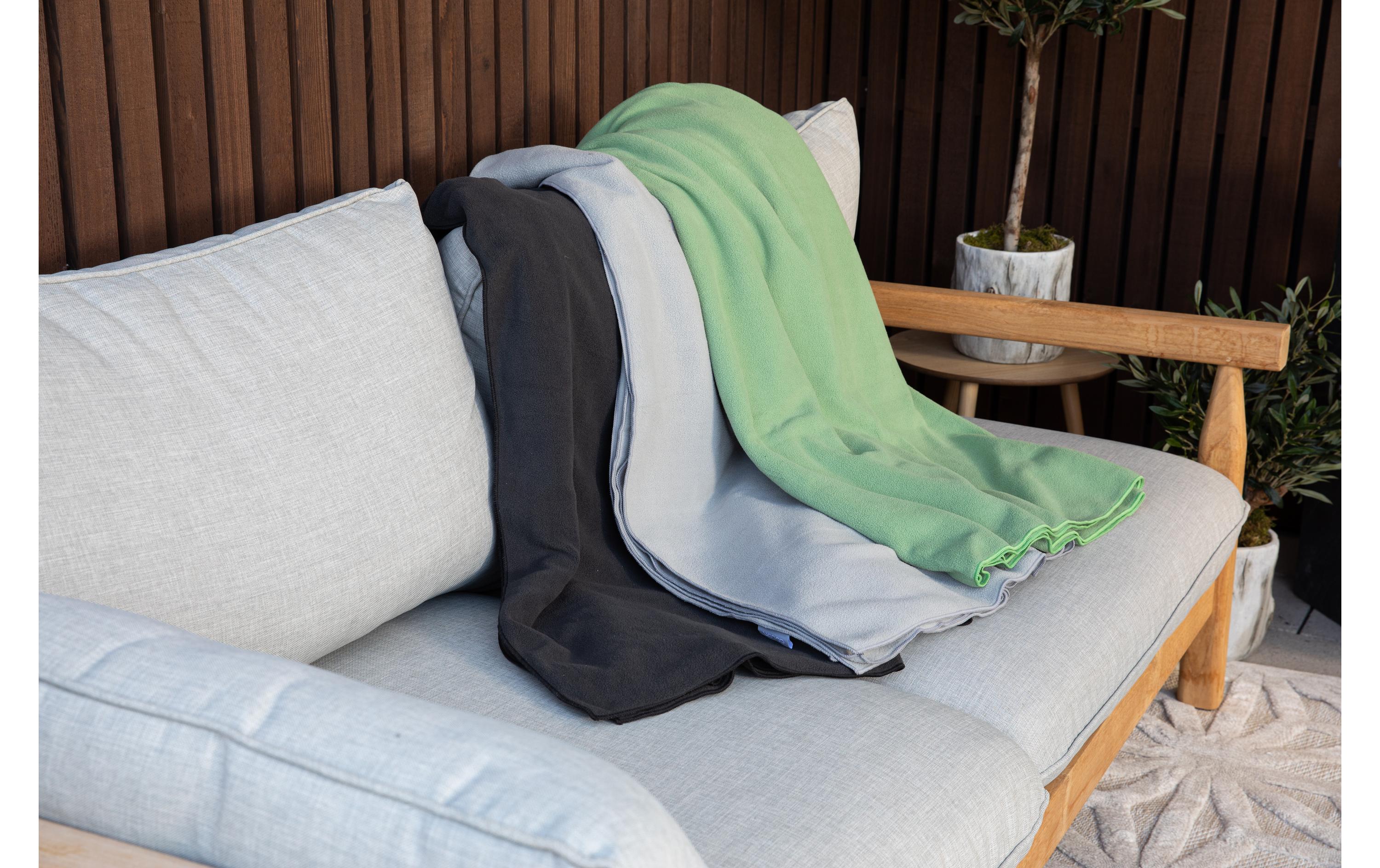 Decke Fleecedecke Fleece, 150 x 210 cm, HellgrauFlauschige Fleecedecke