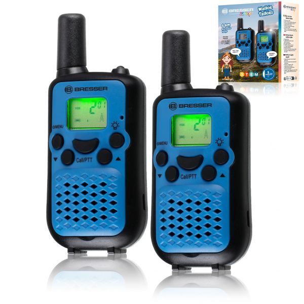 Bresser Walkie-talkies Bresser Junior com um Longo Alcance de Até 6 Km Blue
