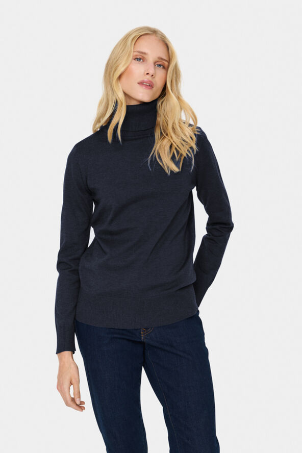 Saint Tropez J2046, MilaSZ Rollneck Pullover Night sky