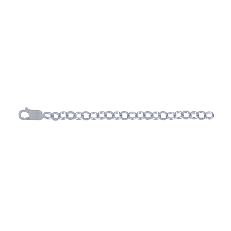 Extension de Chaine Argent Rhodié 6cm