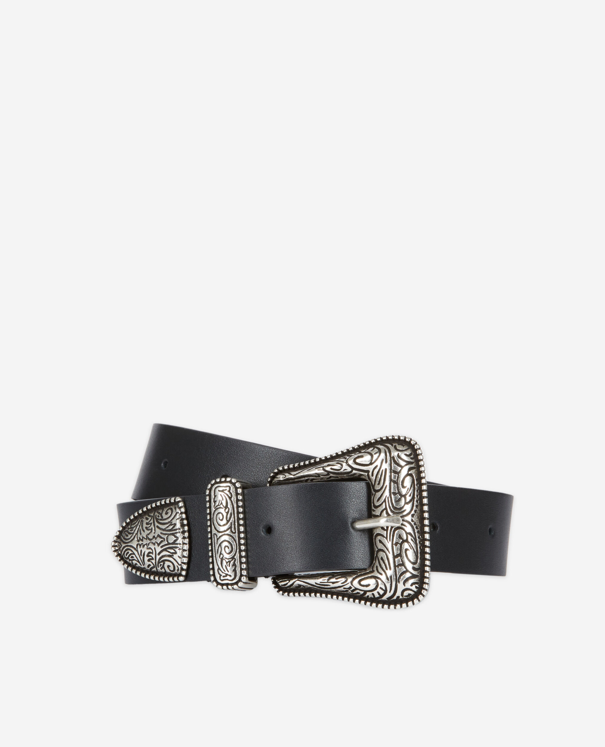 Ceinture en cuir noire