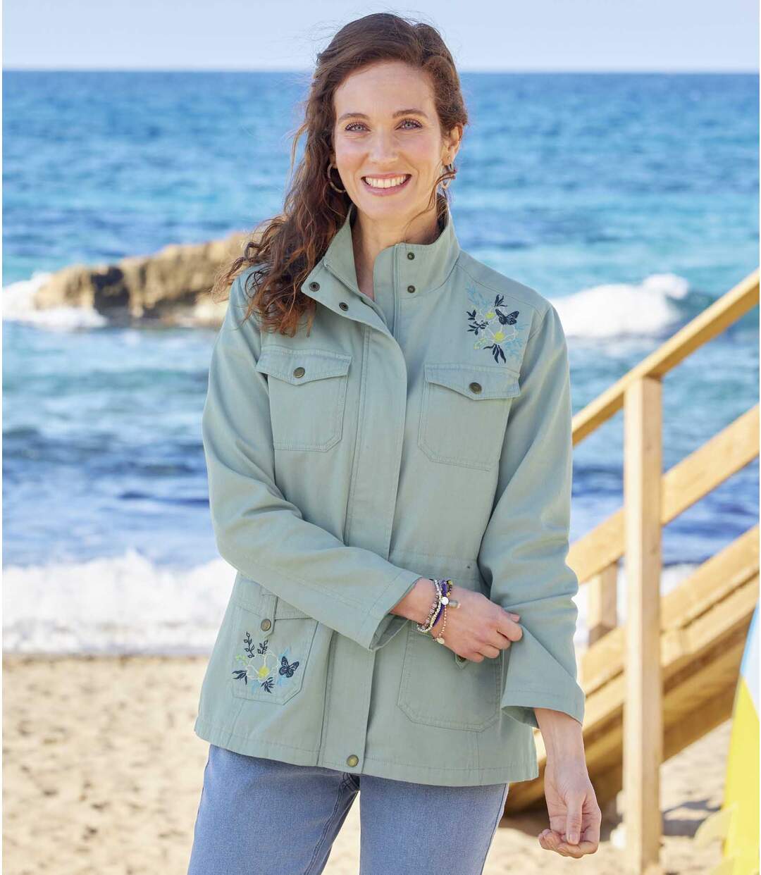 Veste Saharienne Brodée