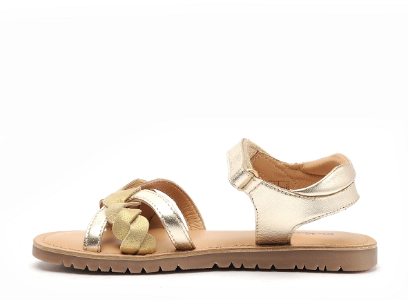 Kickers nu pieds enfant betty or