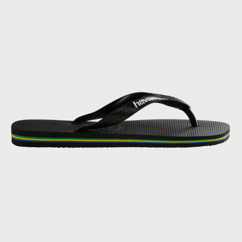 Tongs Brasil Logo Noir