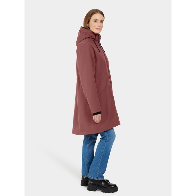 Didriksons Fia Wns Parka Old Rust