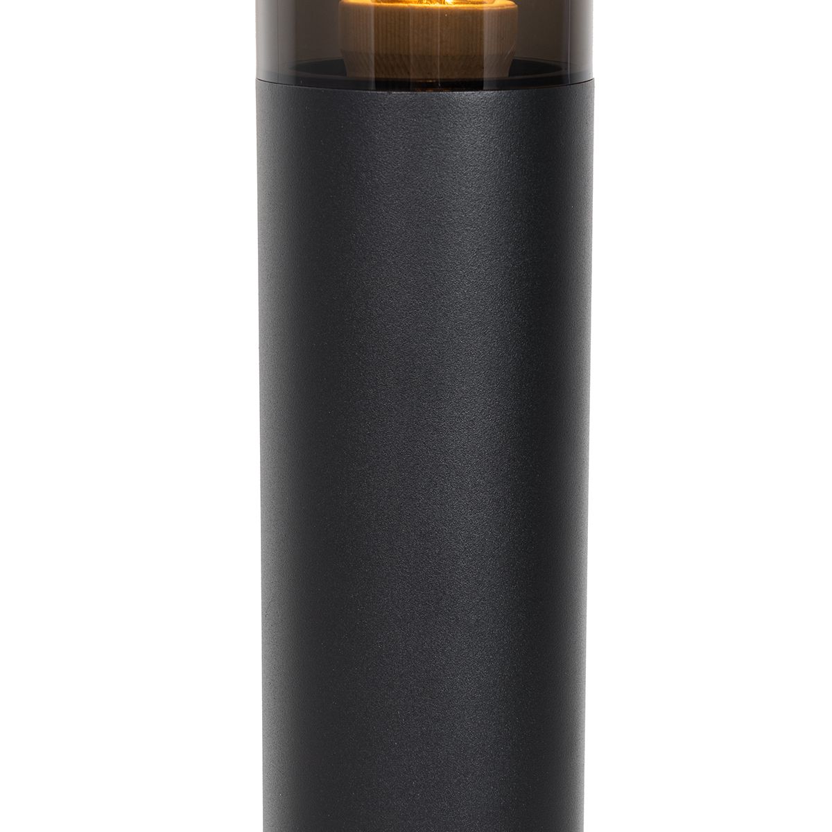 Moderne buitenlamp paal zwart 45 cm IP44 - Rox
