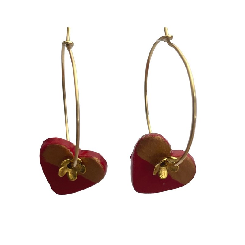 Boucles d'oreilles céramique