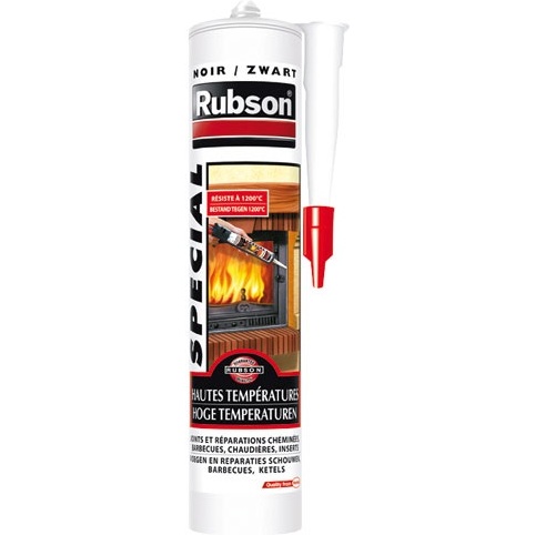 Mastic haute température cartouche 280 ml noir