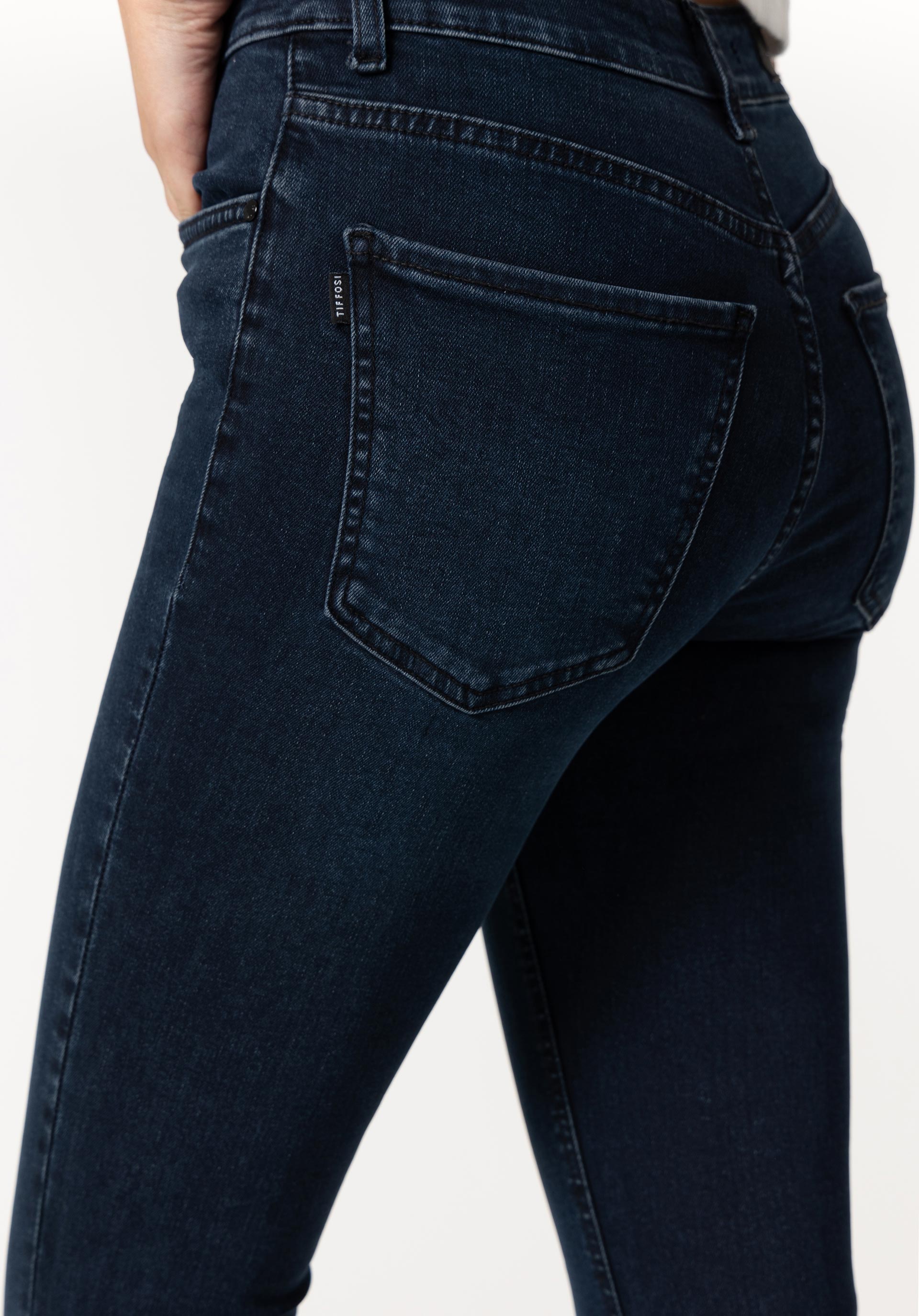 Jeans Megan Cropped Flare Cintura Alta