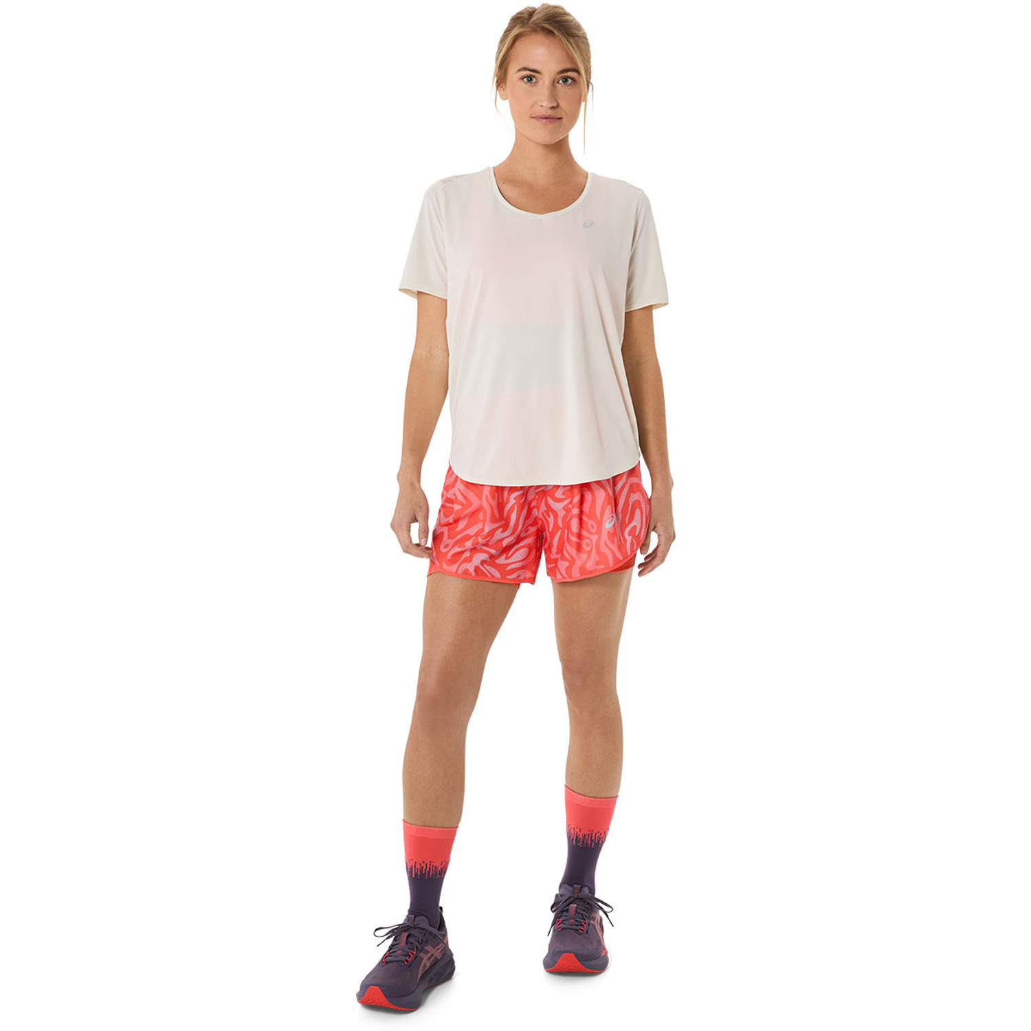 ASICS Road V-Neck T-Short Dames