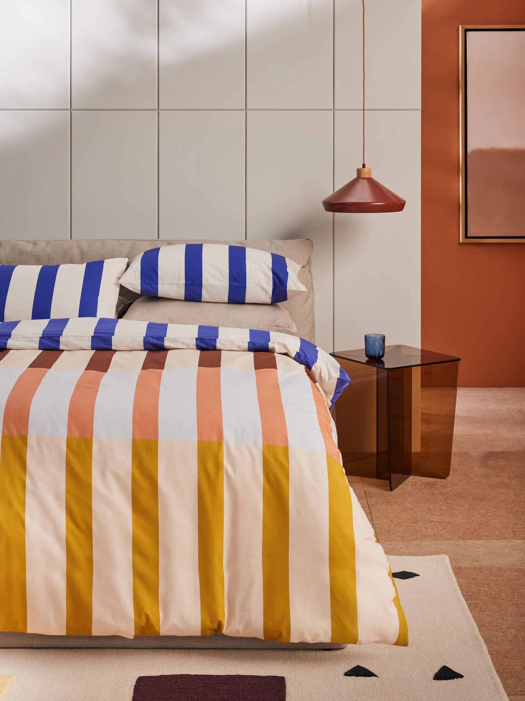 MADE.COM Terri 180 Thread Count Duvet Cover and Pillowcase Set