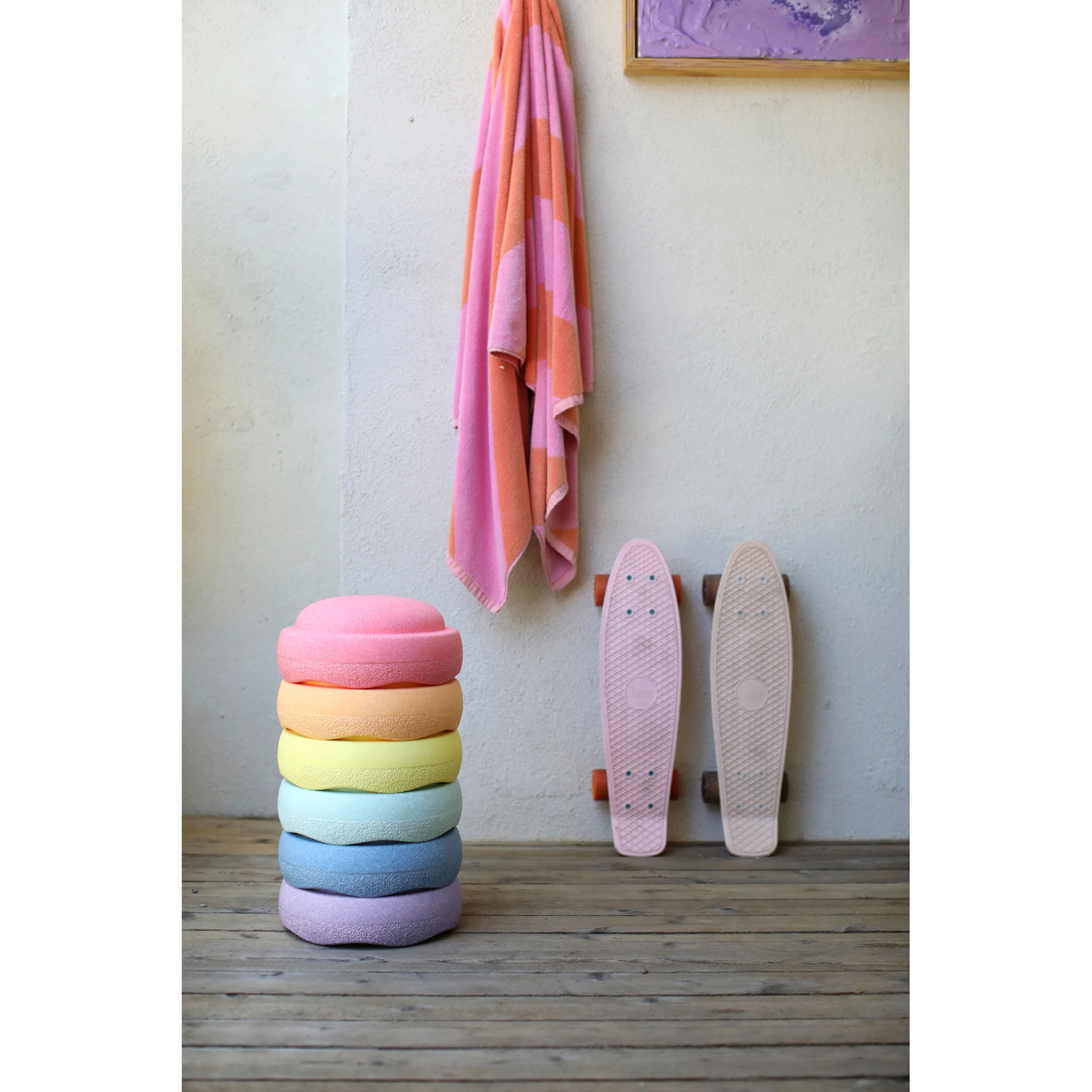 Stapelstein Stapelstein Original Rainbow pastel light
