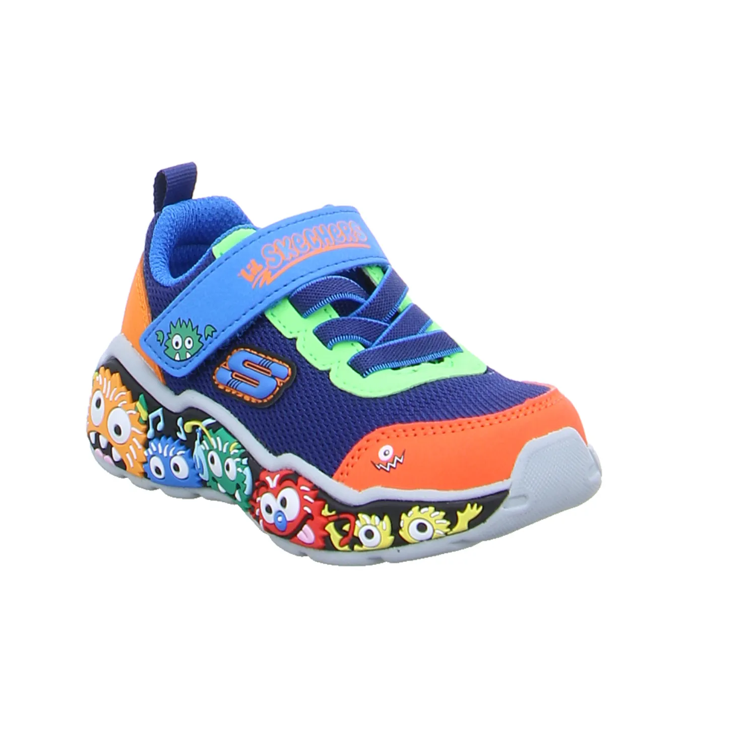 SKECHERS Baby-Sport-Bottine Navy Textil  Sneaker
