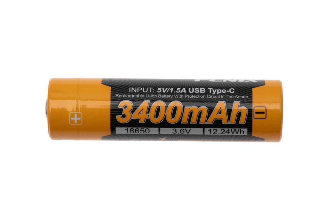 Fenix ARB-L18-3400U V3.0, 18650 accu, 3400 mAh