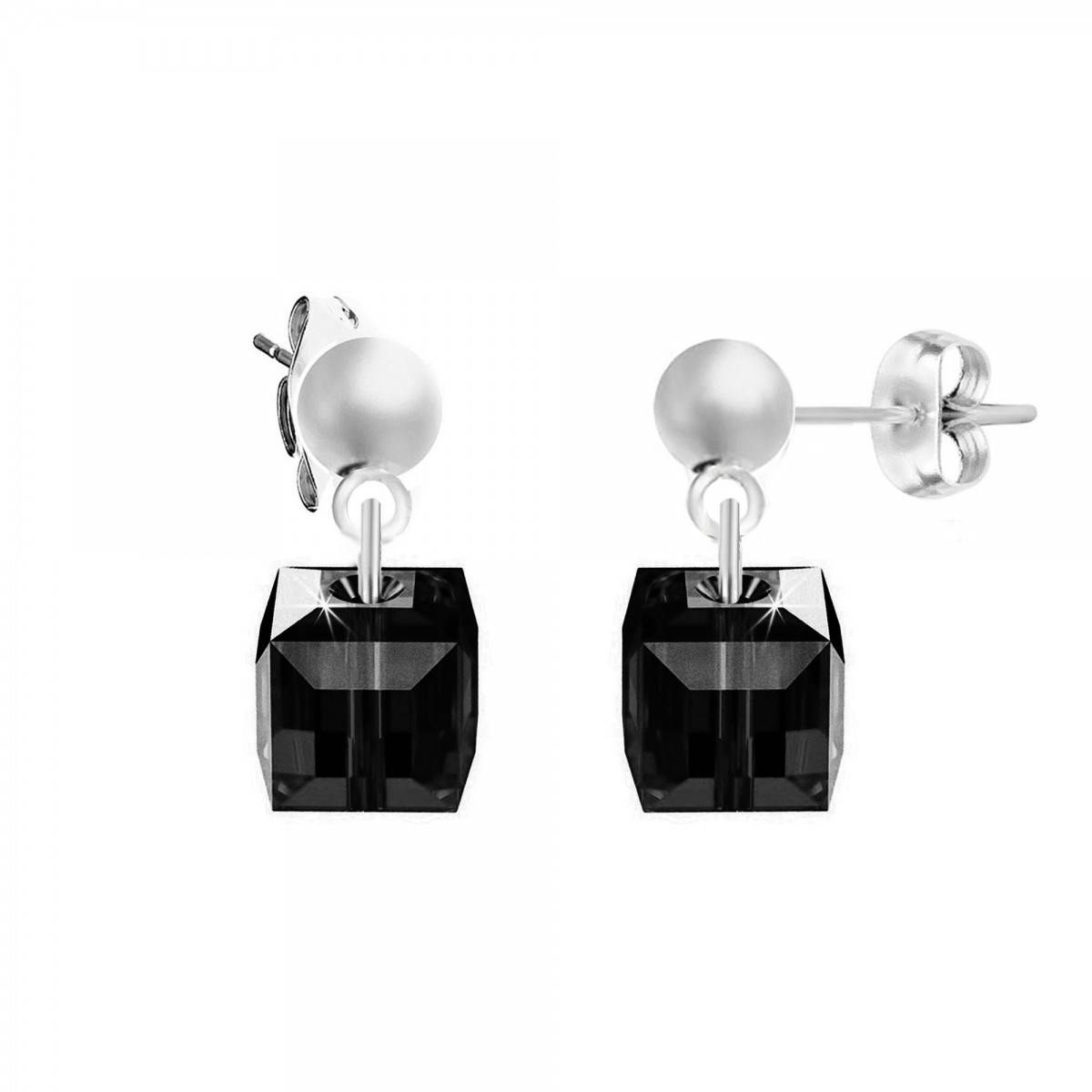 Boucles d'oreilles SC Crystal ornées de Cristaux scintillants