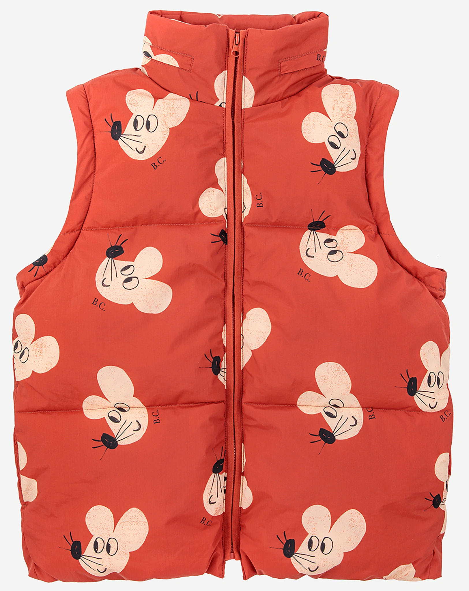 Winterjacke MOUSE ALL OVER in braun