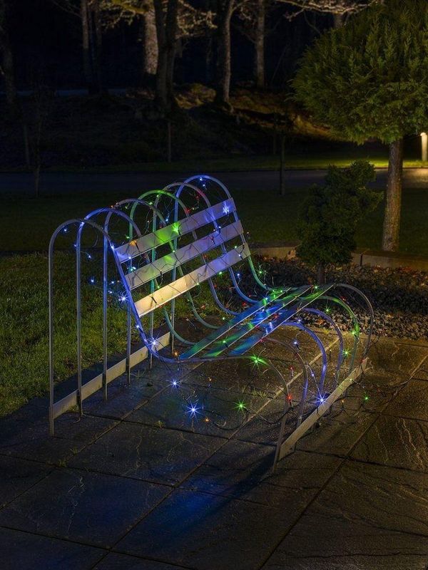 Lichtnet voor buiten - 40 LEDs - 0.8 meter - IP44 waterdicht - Kerstverlichting op batterijen