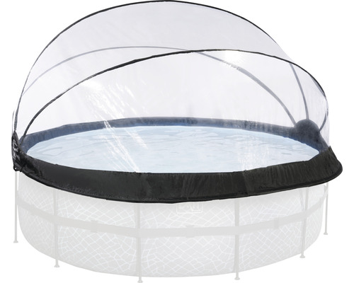 EXIT ronde zwembadafdekking Ø 427 cm transparant