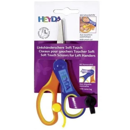 Heyda Schere Soft Touch rund linkshänder