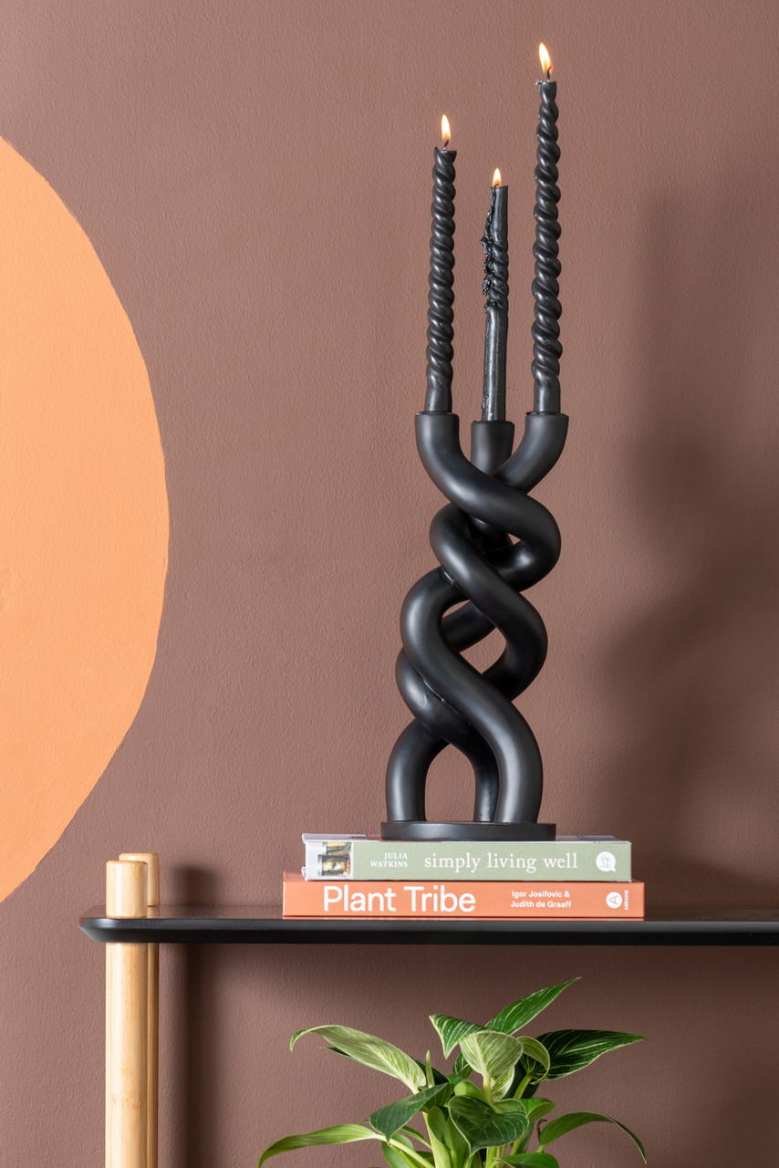 present time Kerzenhalter TWISTED