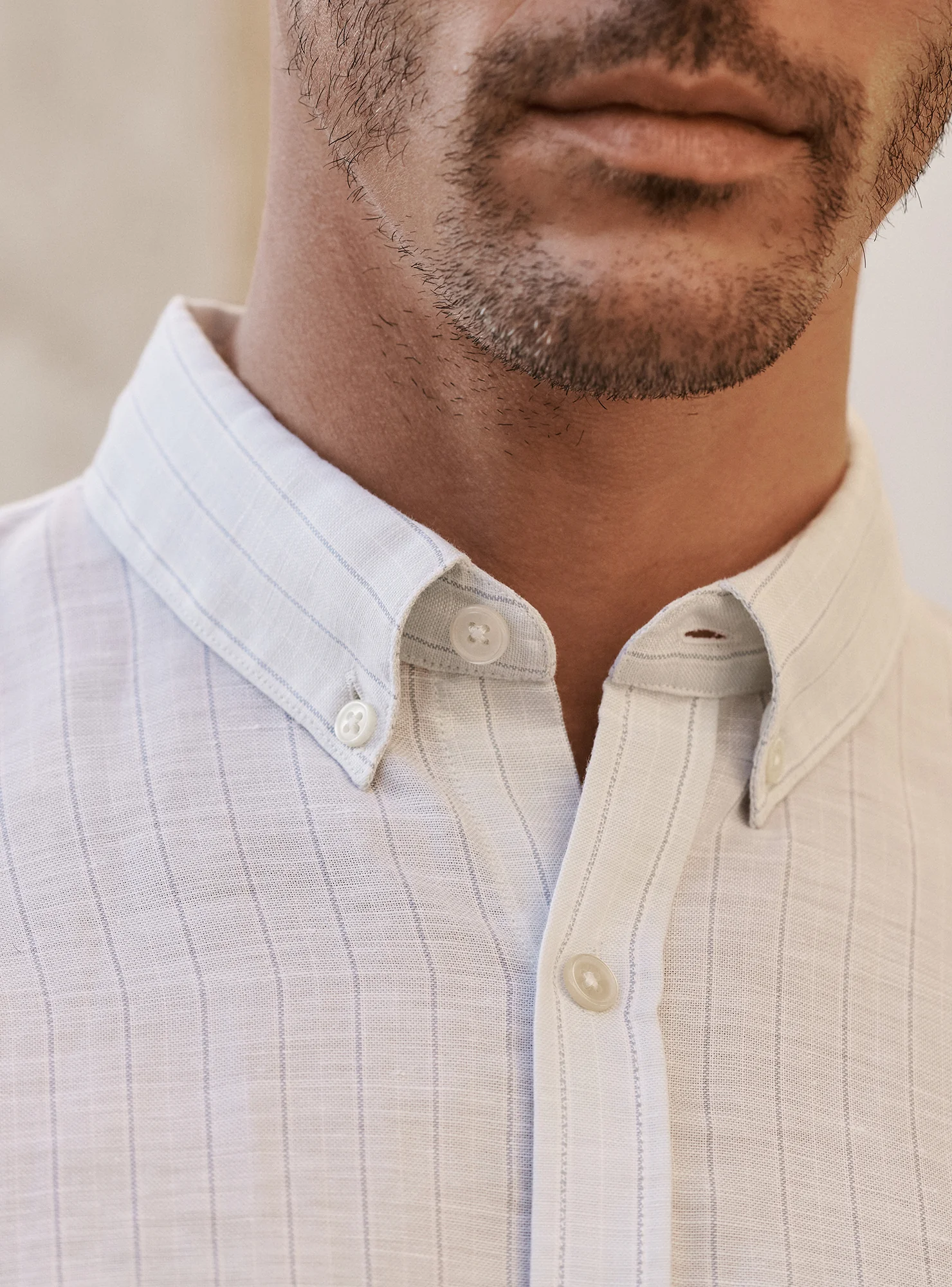 Chemise College Givre