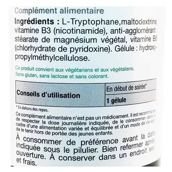 NHCO Acide Aminé L-Tryptophane 56 gélules