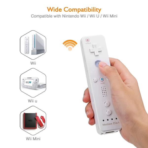 Wii Remote Plus + Nunchuck Motion Plus (hvit)