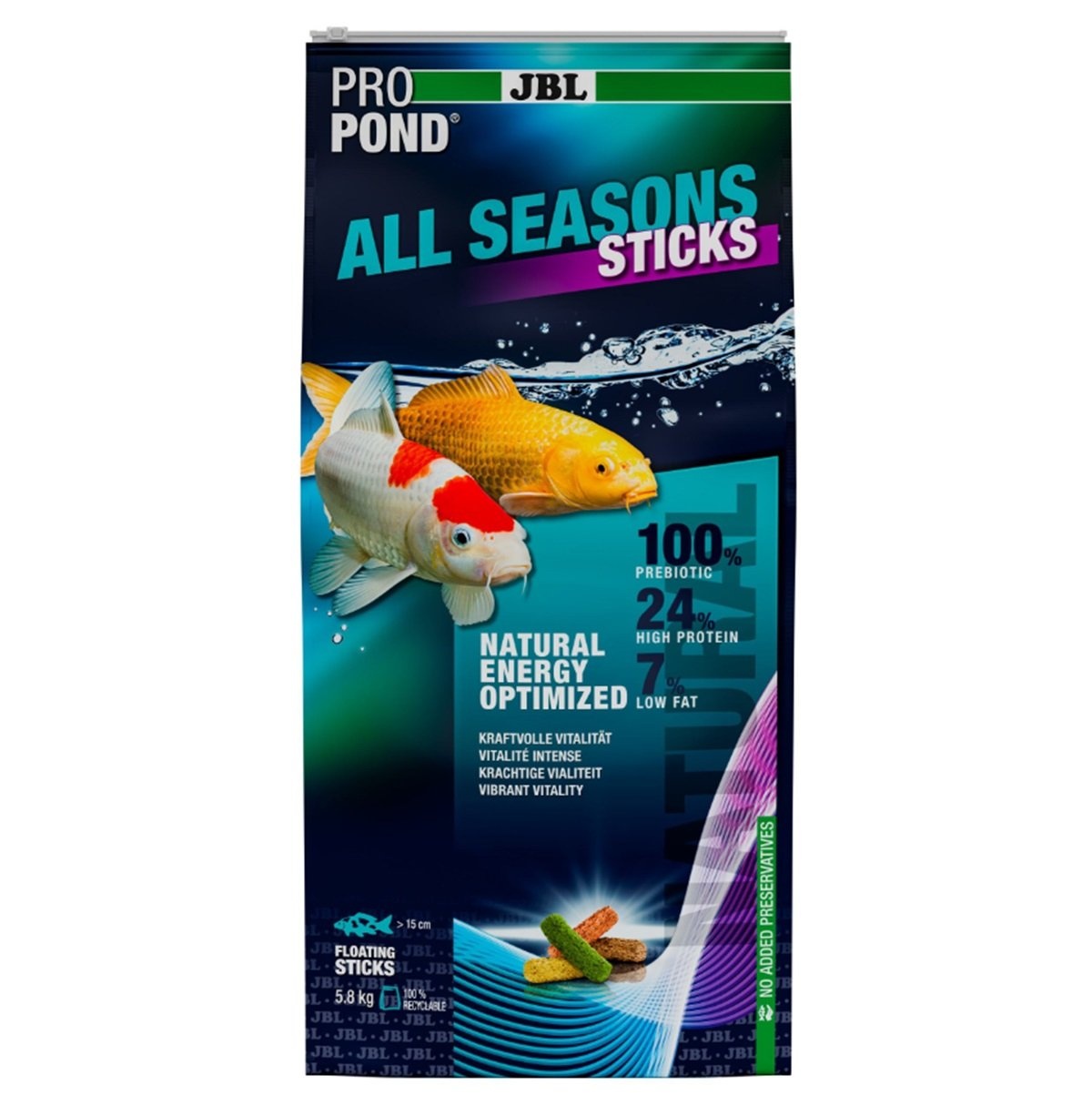 JBL ProPond All Seasons Sticks 5,8kg | Primair voeding