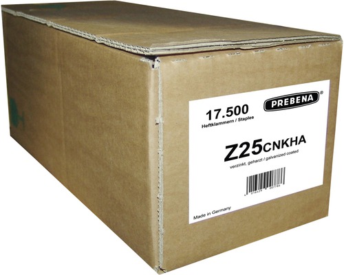 Nietjes Prebena Type Z25CNKHA 17.500 stuks.
