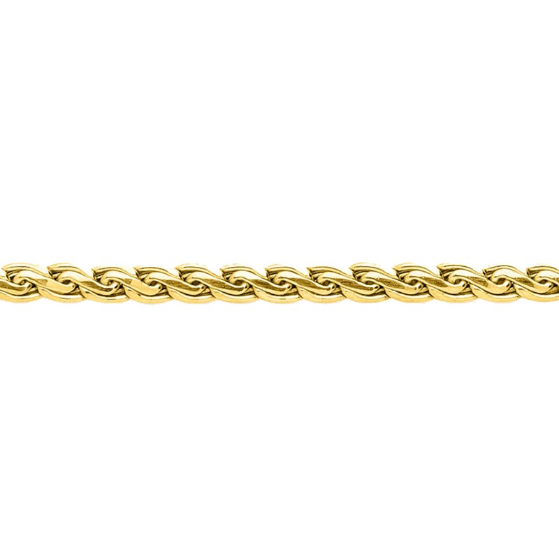Bracelet Femme 18 cm - Maille S - Or 18 Carats - Largeur 5.5 mm