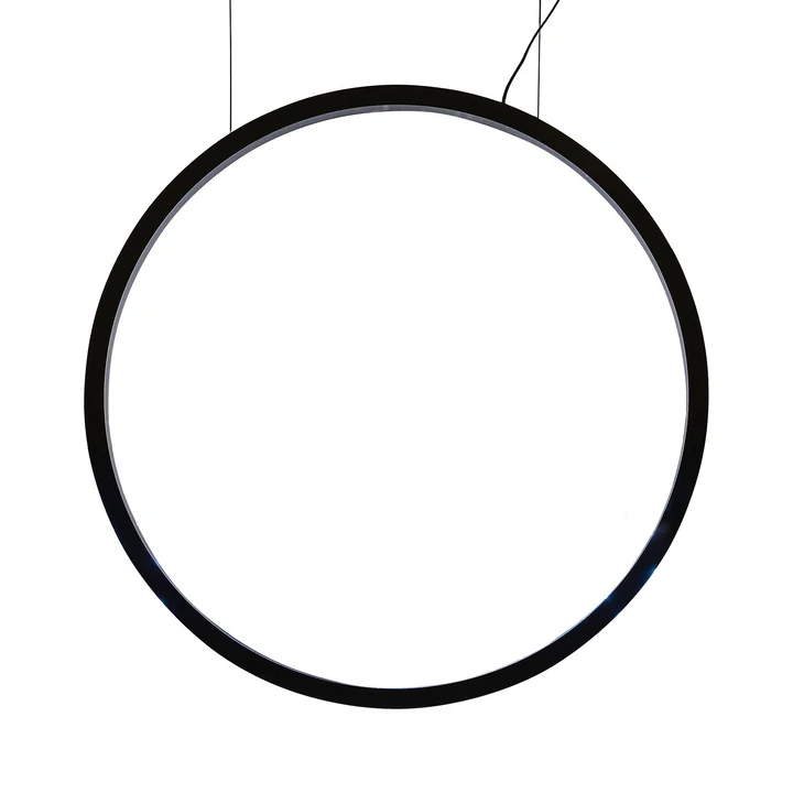 Artemide - O Outdoor LED-Pendelleuchte Ø 90 cm, schwarz