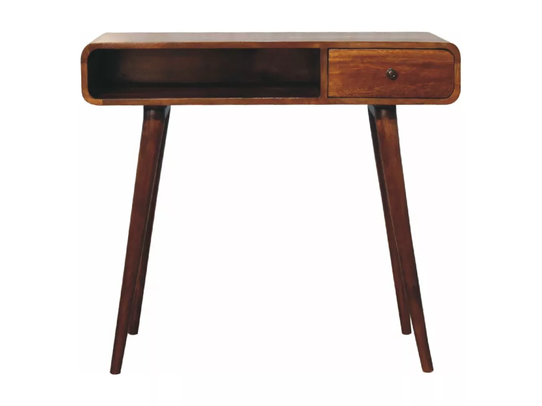 Bureau Curved Chestnut