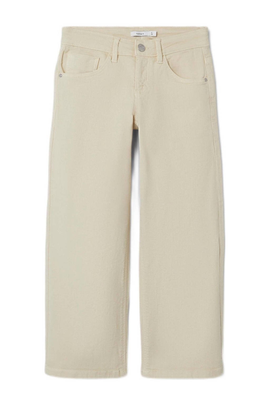 NAME IT wide leg jeans NKFROSE ecru