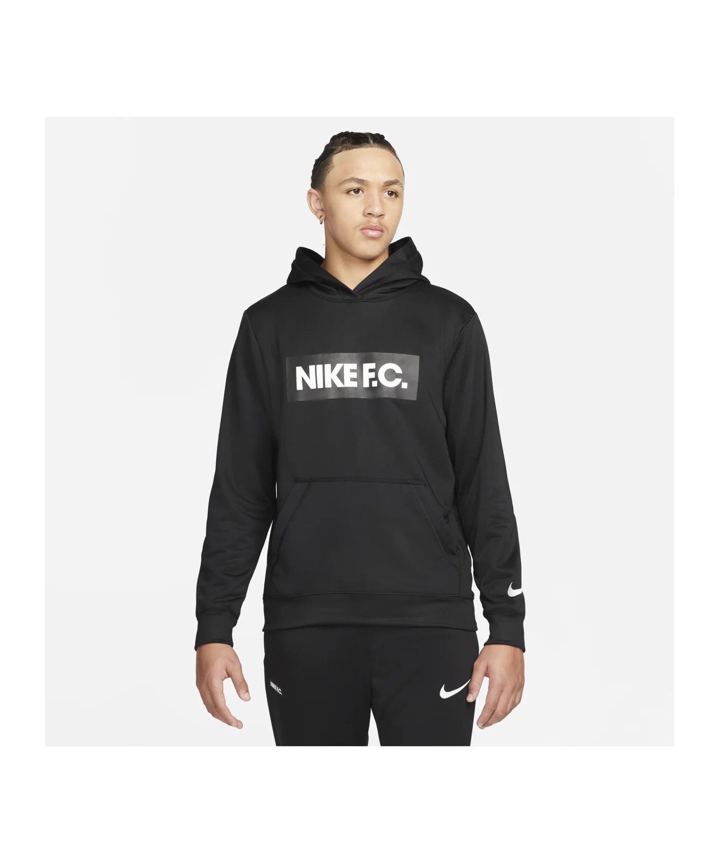 Nike F.C. Fleece Hoody Schwarz F010