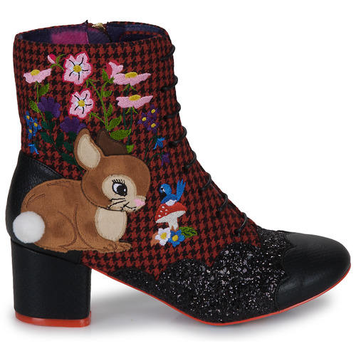 Irregular Choice - THICKET CHUMS - Noir / Rouge