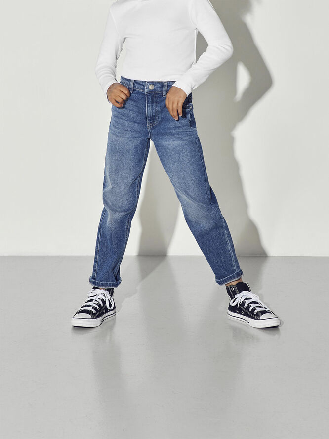 ONLY KONCALLA MOM FIT DNM AZG159 NOOS Blå