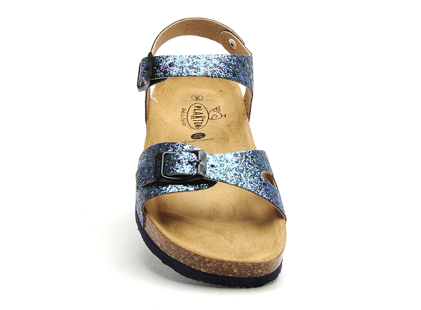 Plakton nu pieds enfant lisa bleu