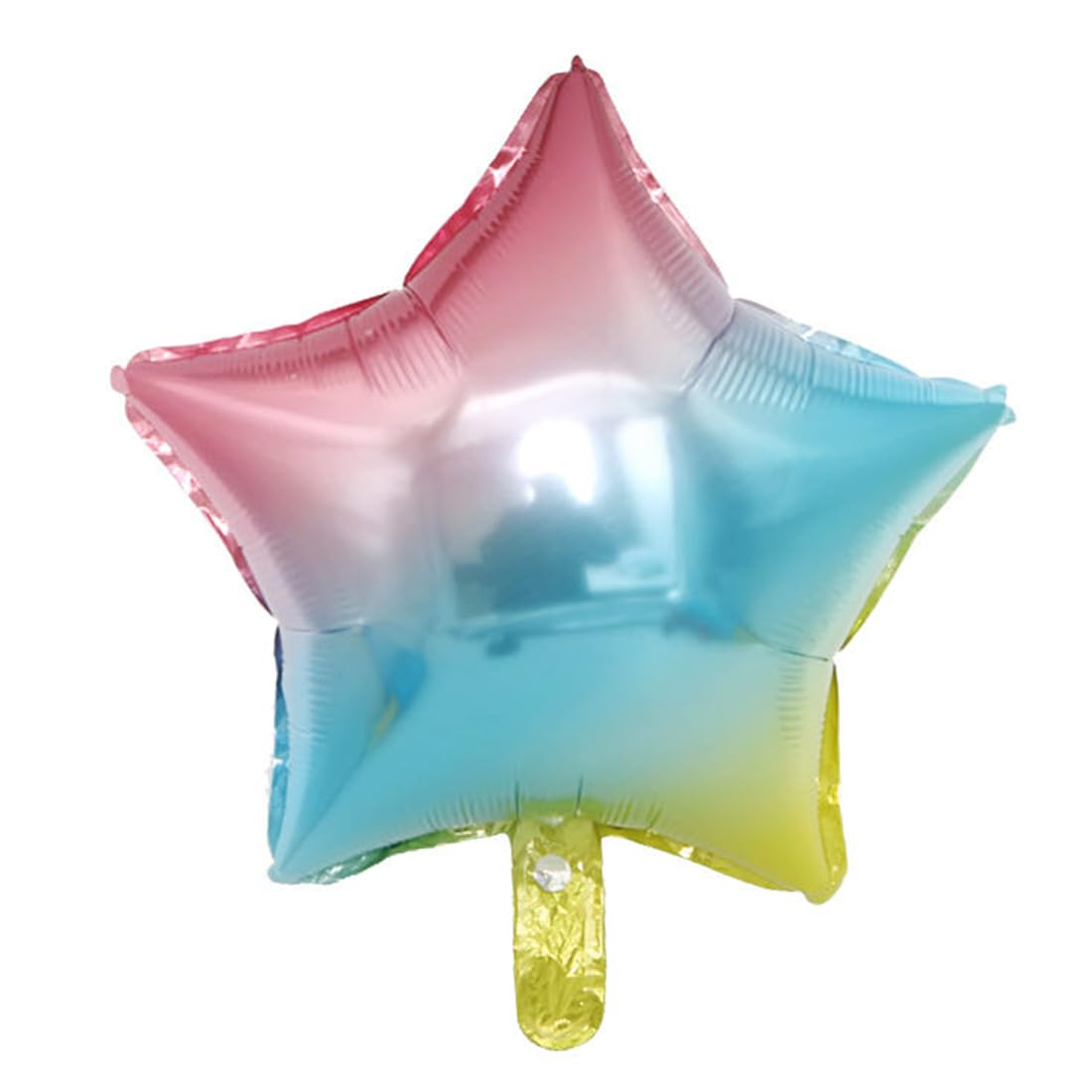 (9-tlg. Set) Silvester Party Deko Folien Ballon Happy New Year / Stern / Discokugel Luftballon - Bunt / Schwarz