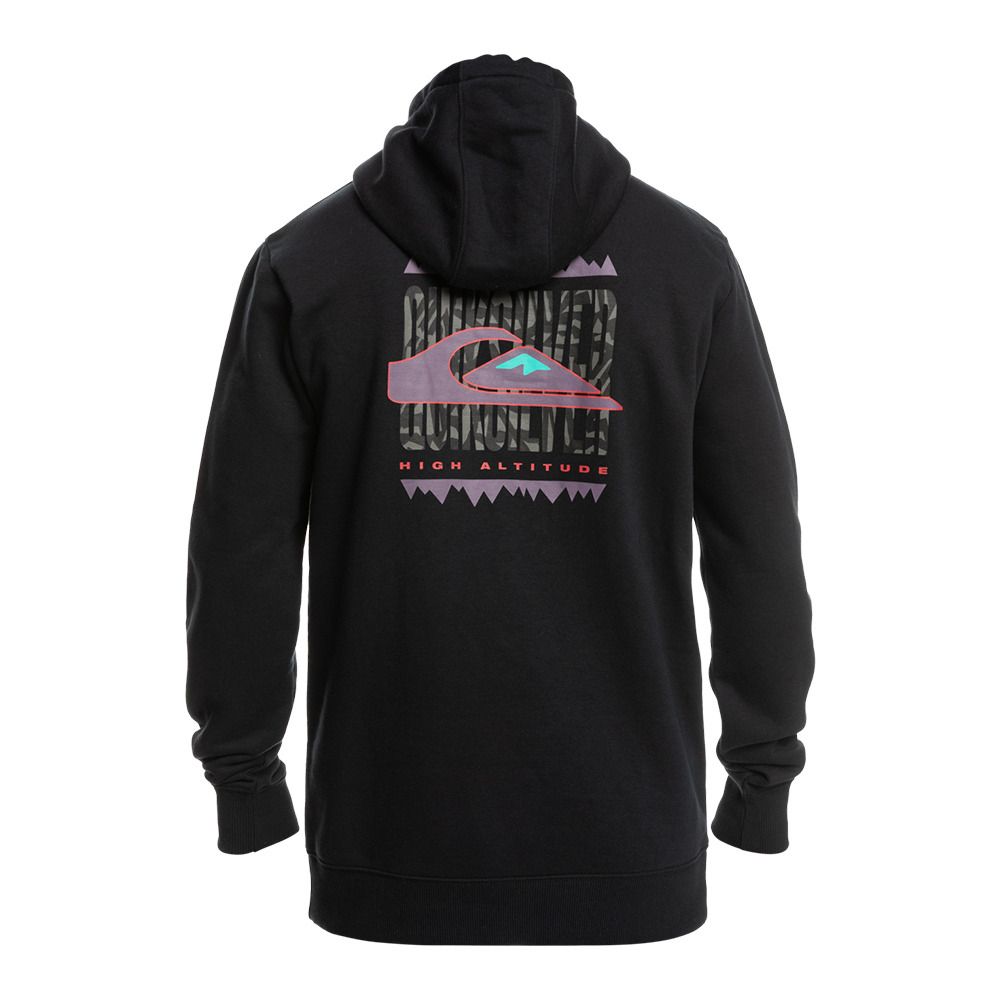 Quiksilver BIG LOGO TECH - Sweat Homme true black