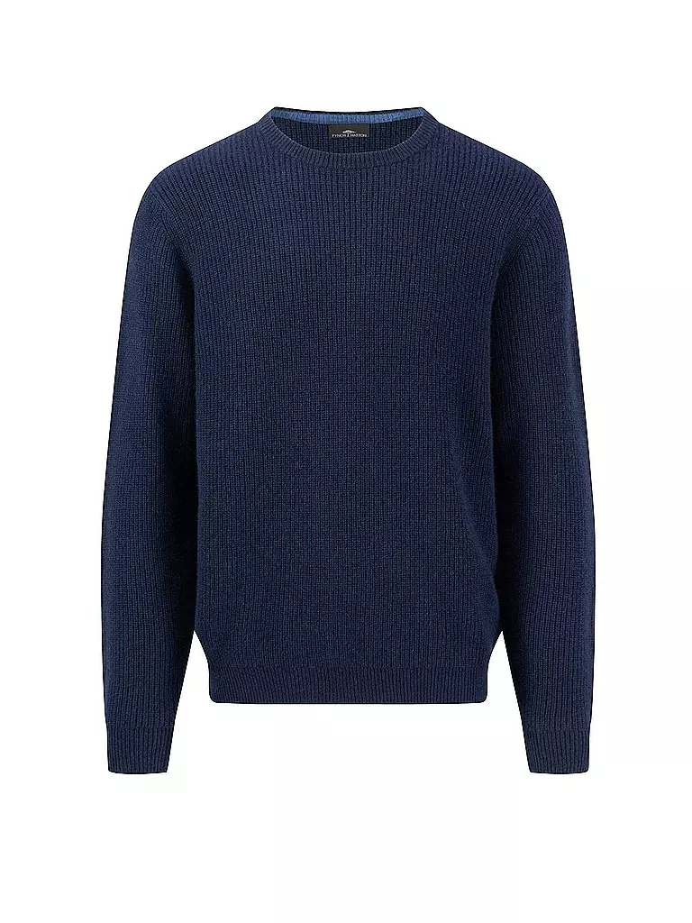 FYNCH HATTON Kaschmirpullover dunkelblau