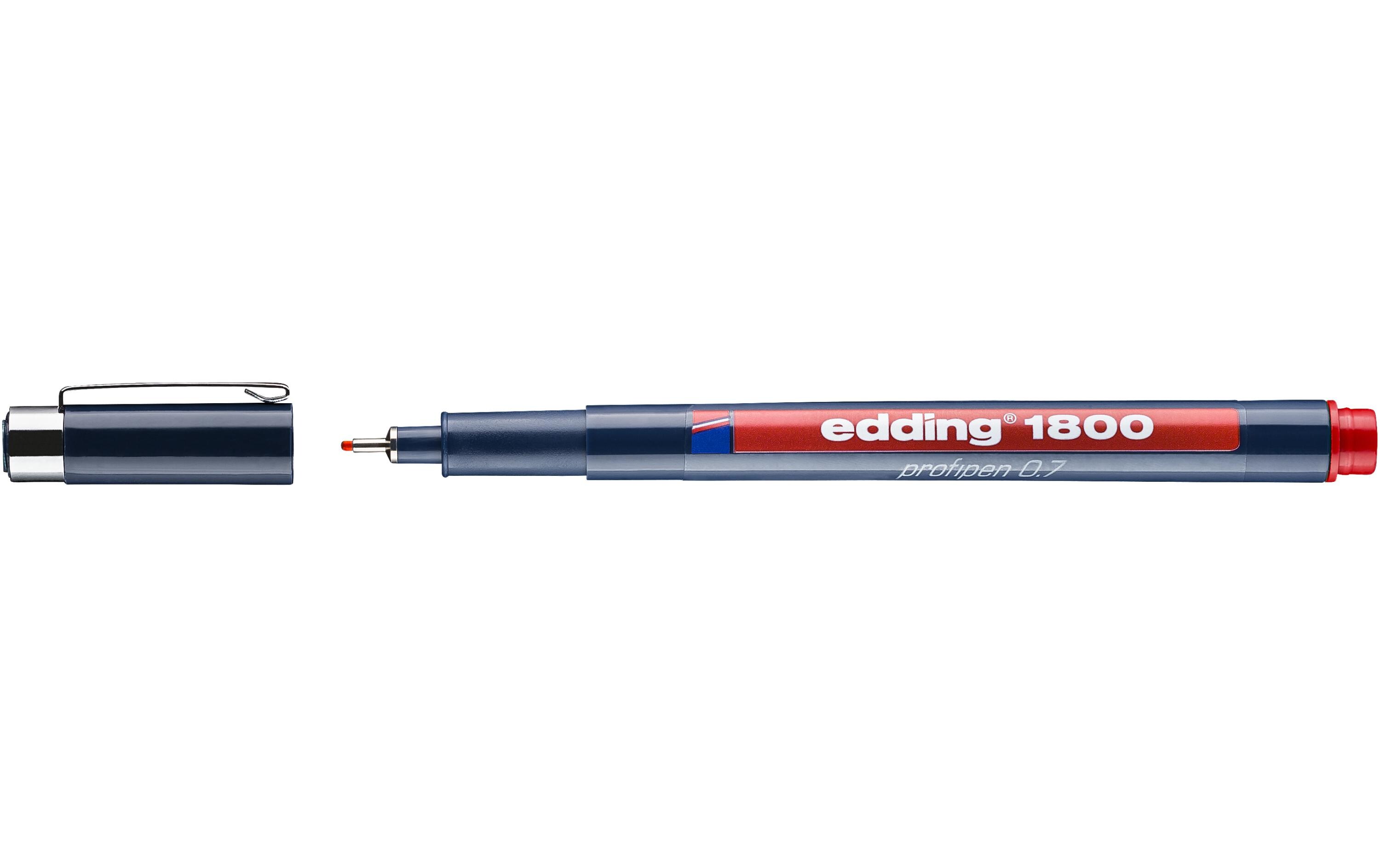 Profipen 1800 0.7 mm, RotPräzisionsfeinschreiber