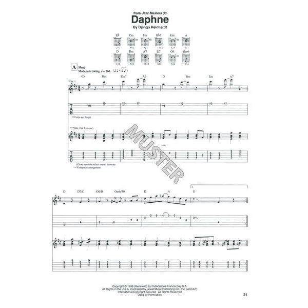 Hal Leonard Django Reinhardt Definitive