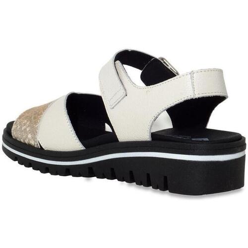 Piesanto - SANDALIA CUÑA PIEL MUJERCUÑA 230778 Blanco
