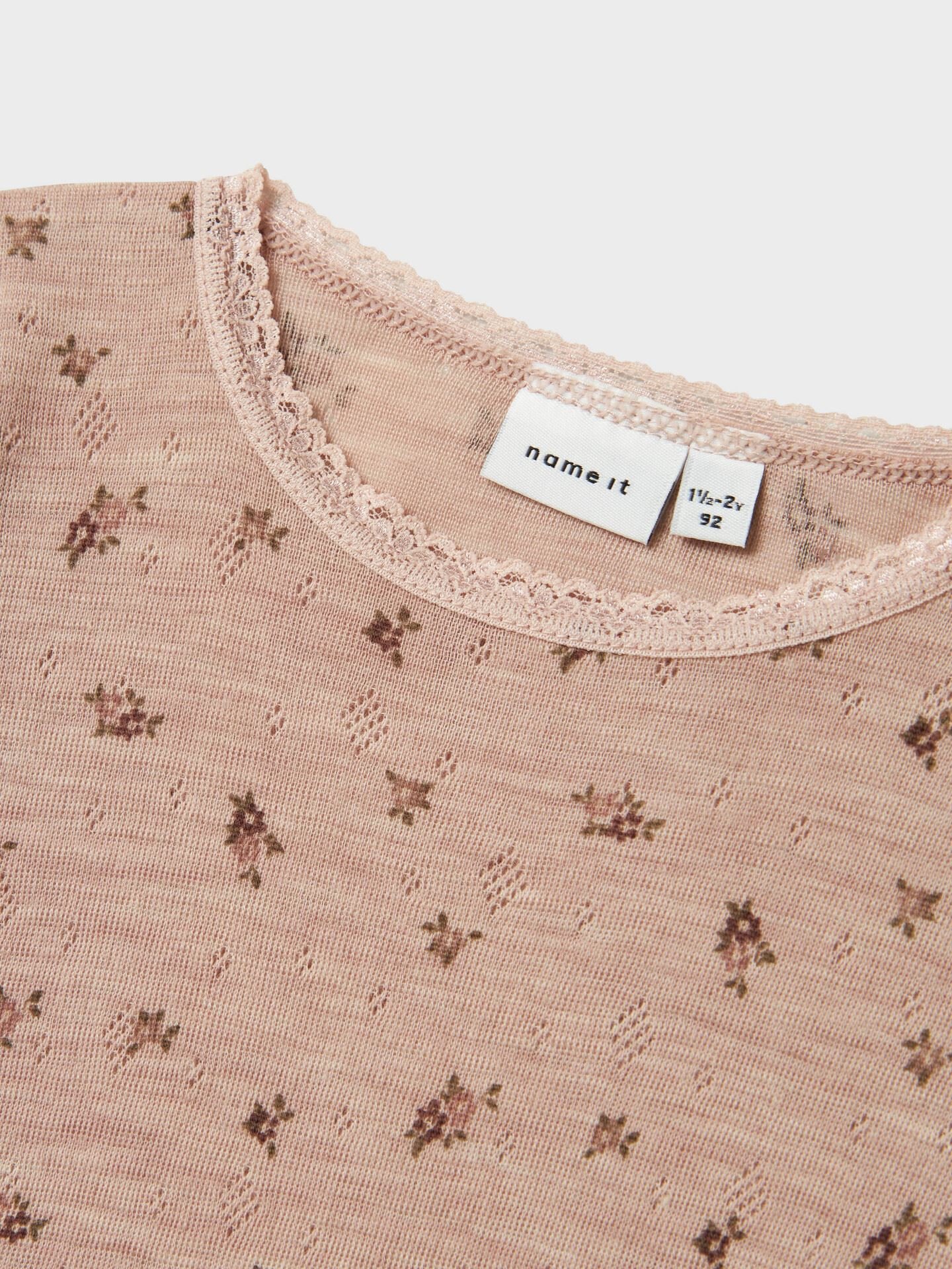 Wang Wool Needle Long Sleeve Top