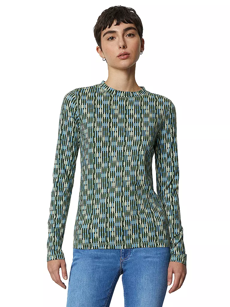 MARC O' POLO DENIM Langarmshirt blau