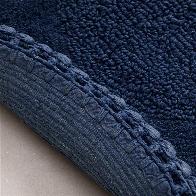 Tapis de bain coton finition crochet - 1700 g/m² - BECQUET CRÉATION