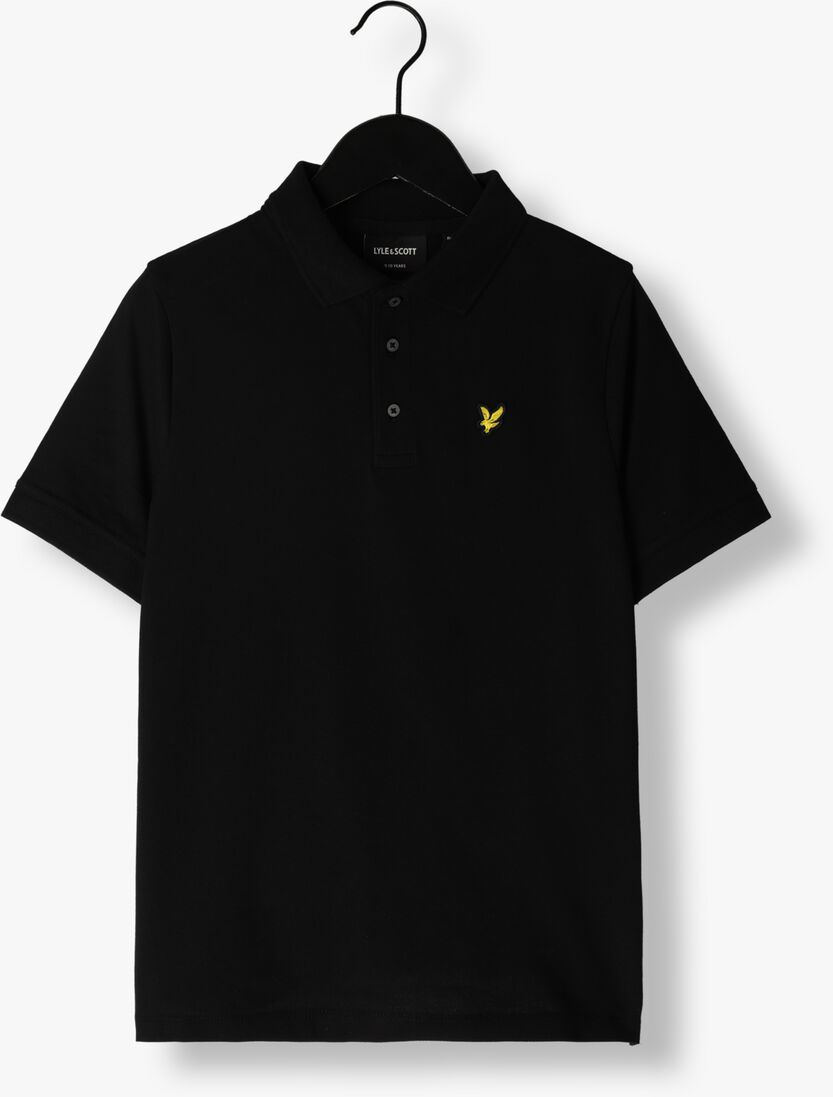 LYLE & SCOTT zwarte lyle & scott polo plain polo shirt b