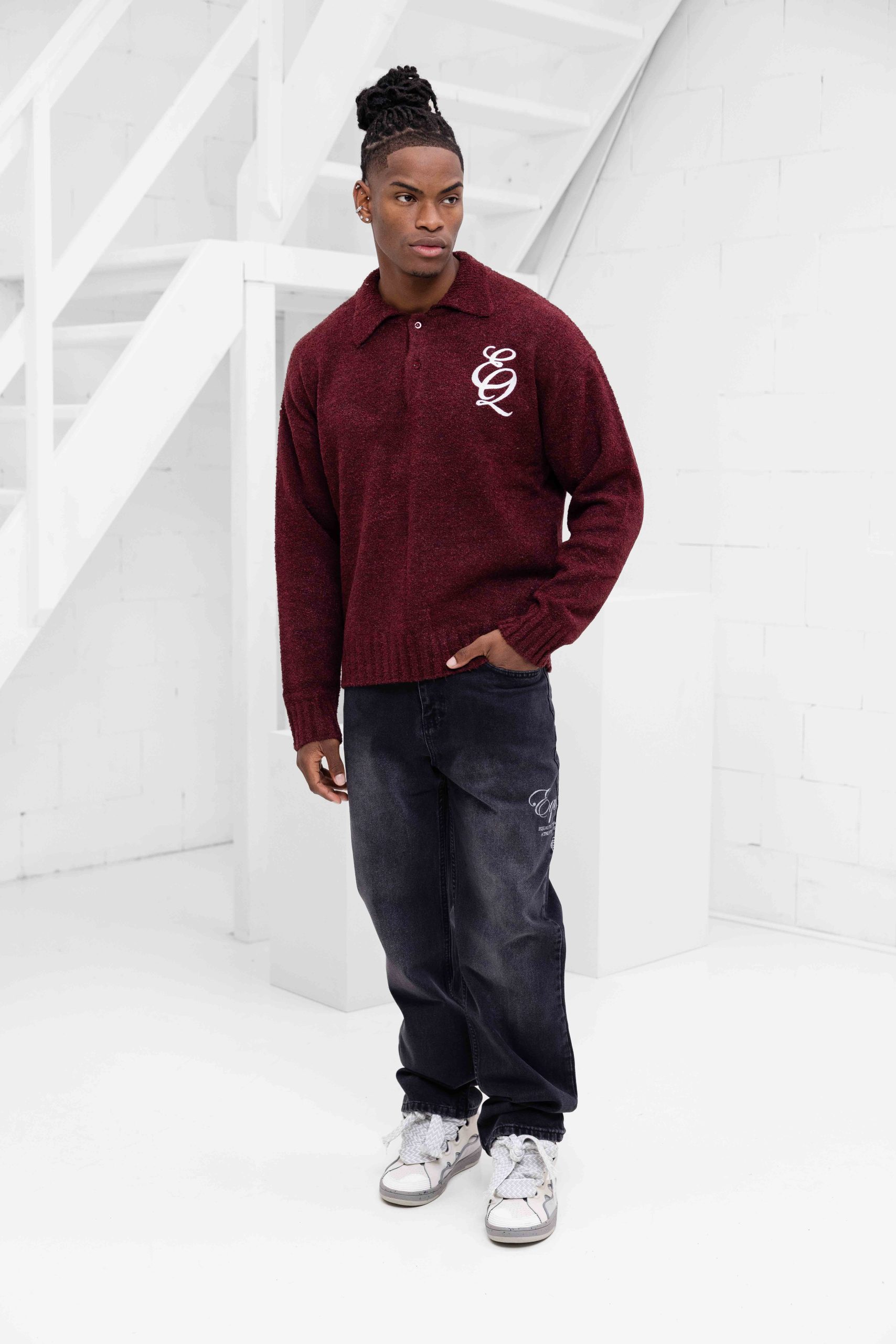 Equalité Signature Straight Fit Jeans Heren Zwart