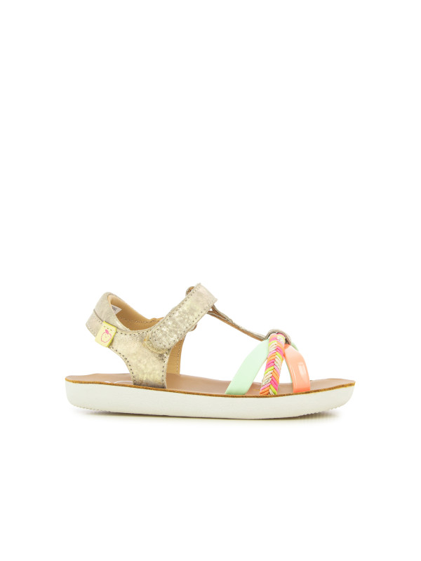 Shoo Pom - Sandales fille GOA SALOME Shine Beige