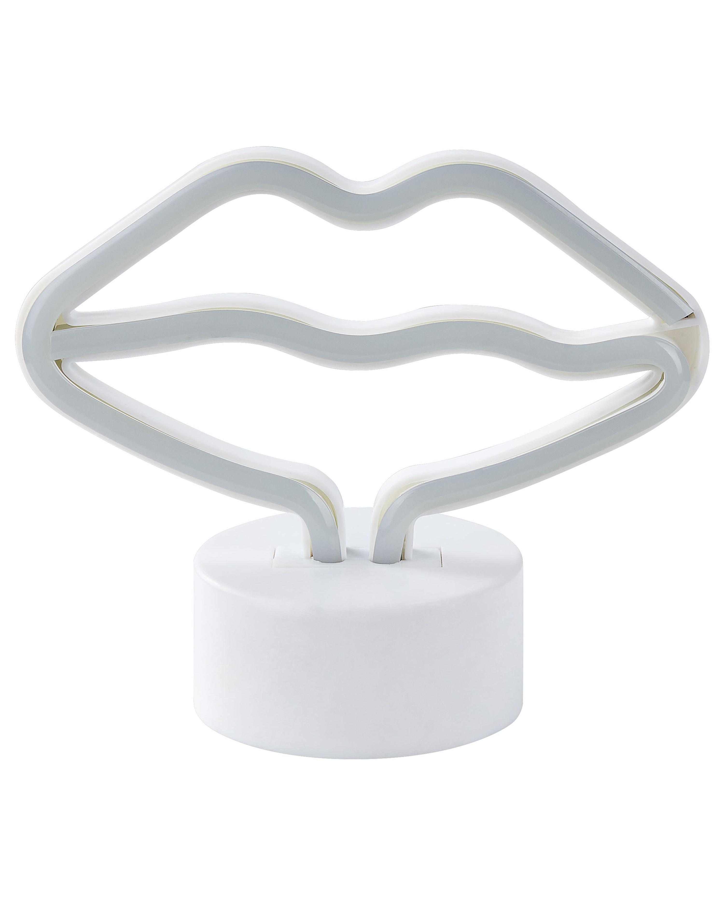LED neon lichtbord Lippen FLORA Roze